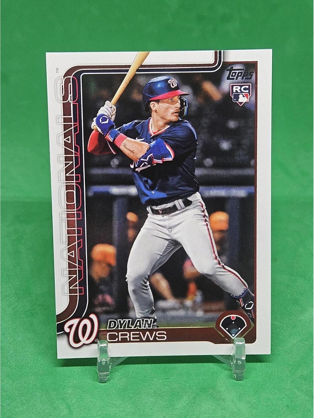 2025 TOPPS SERIES 1 DYLAN CREWS RC #CC-19 COMPANION CARD PARALLEL SP NATIONALS